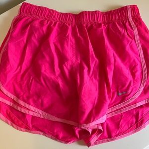 Solid Pink Nike Shorts, Size Medium